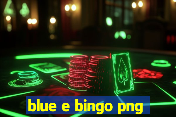 blue e bingo png